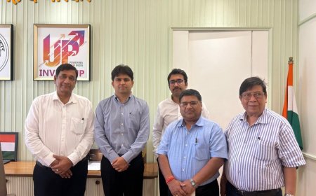 इंडियन इंडस्ट्रीज एसोसिएशन के प्रतिनिधिमंडल ने  इन्वेस्ट यूपी के सीईओ से MSME से जुड़े मामलों को लेकर की मुलाकात