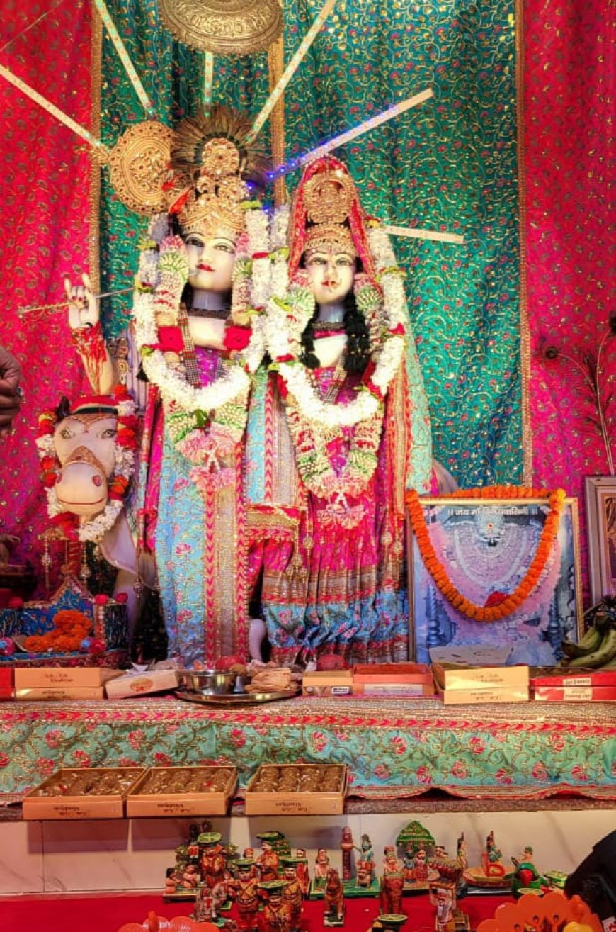 लड्डू गोपाल की धूमधाम से मनी छठी, सोंठ के लड्डू का लगा भोग
