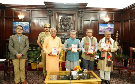 राज्यपाल ने किया 'हिन्दी का गद्य साहित्य' के सोलहवें संस्करण का  लोर्कापण