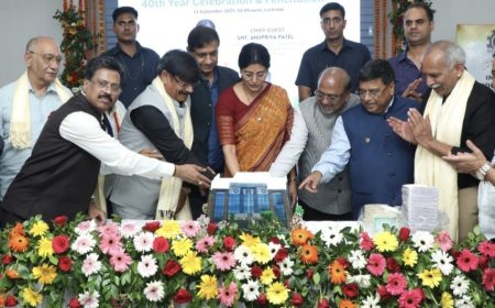 आई आई ए के 40 वर्षों का सफ़र संघर्ष निरंतरता एवं  गौरवपूर्ण उपलब्धियों से भरा हुआ है - अनुप्रिया पटेल