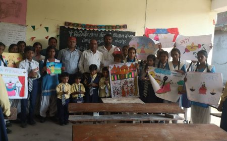 'अबकी दिवाली स्वदेशी वाली' की थीम पर आयोजित हुई प्रतियोगिता