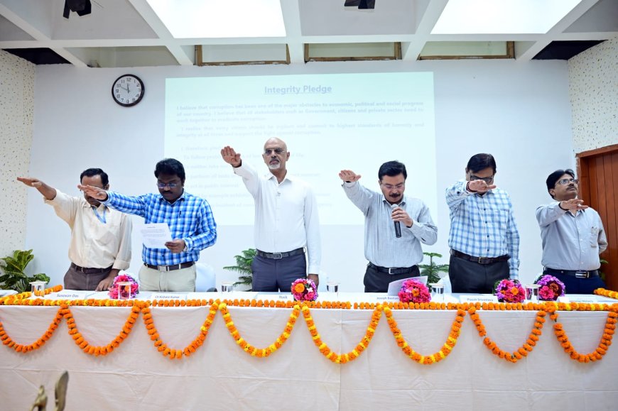 एनटीपीसी सिंगरौली में “सतर्कता जागरूकता सप्ताह 2025” का शुभारंभ