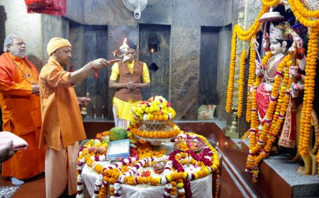 मुख्यमंत्री ने माँ पाटेश्वरी देवी का दर्शन- पूजन किया