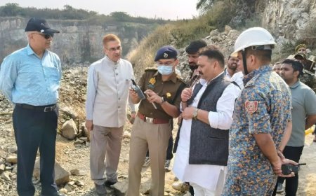 सोनभद्र खदान हादसे में अब तक 7  शव बरामद, कई और लापता