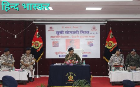 महानिदेशक रेसुबल ने ऐशबाग जं0 का किय निरीक्षण