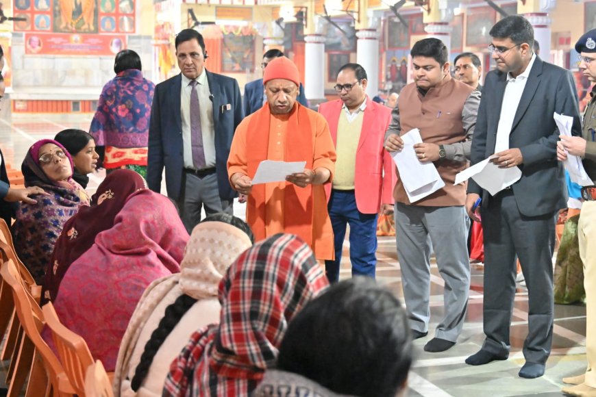 घबराइए मत, हर समस्या का होगा समाधान : मुख्यमंत्री योगी आदित्यनाथ