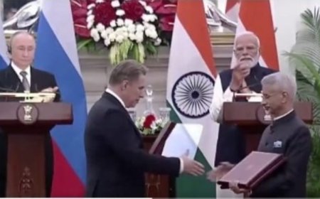 भारत रूस शिखर सम्मेलन: 16 समझौतों पर हुए हस्ताक्षर