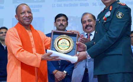 गोरखपुर में देश के पहले सीडीएस जनरल बिपिन रावत ऑडिटोरियम का मुख्यमंत्री ने किया उद्घाटन