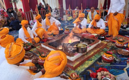 सवामनी हवनोत्सव में उमड़ा आस्था का जन सैलाब