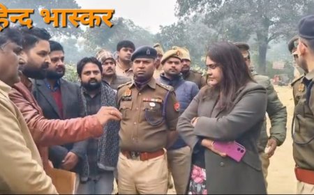 भूमाफियाओं द्वारा कर्बला की जमीन कब्जा करने की कोशिश,तनाव के बाद 4 थानों की पुलिस बल तैनात