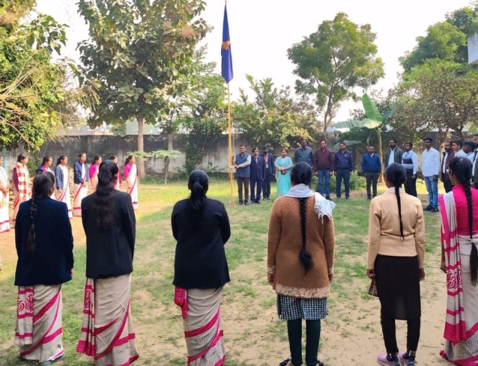 डी एल एड कॉलेज आभूराम  में स्काउट गाइड प्रशिक्षण शिविर हुआ आरंभ