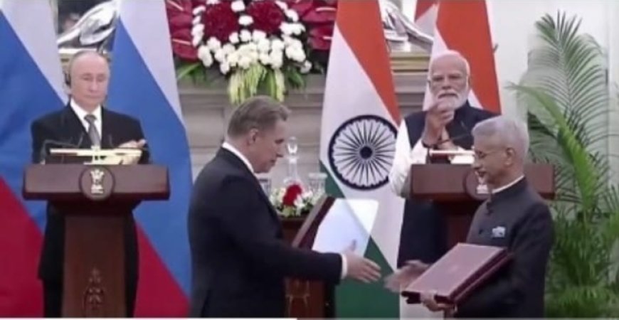 भारत रूस शिखर सम्मेलन: 16 समझौतों पर हुए हस्ताक्षर