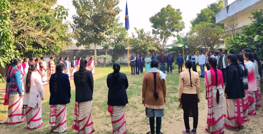 डी एल एड कॉलेज आभूराम  में स्काउट गाइड प्रशिक्षण शिविर हुआ आरंभ