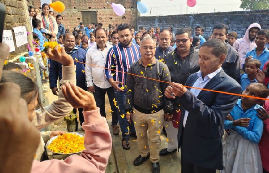 आजाद इंटरमीडिएट कॉलेज रुनुवा पोखरभिंडा को तविन फाउंडेशन दिल्ली द्वारा दिया गया RO प्लांट