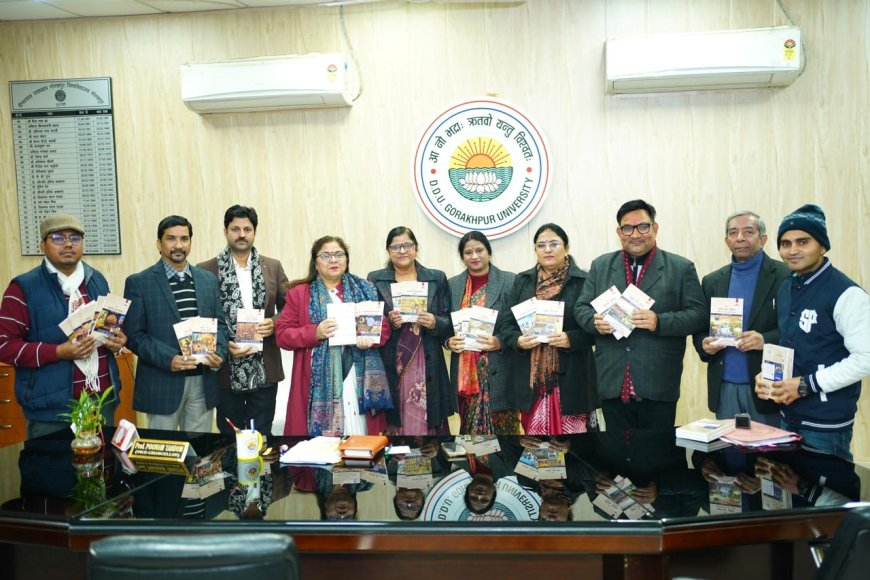 कुलपति प्रो.पूनम टंडन ने 'भारत बौद्धिक्स' पुस्तक शृंखला का किया विमोचन