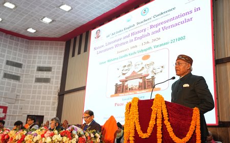 महात्मा गांधी काशी विद्यापीठ वाराणसी के गांधी अध्ययन पीठ में त्रिदिवसीय 68 वें राष्ट्रीय अधिवेशन का शुभारंभ