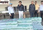 ट्रेन की पैंट्री कार से 680 बोतल अधोमानक पानी जब्त,अनधिकृत विक्रेता पर सख्त कार्रवाई