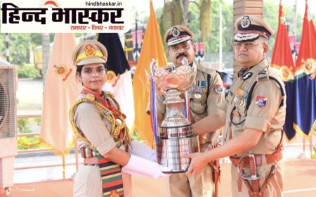 जगजीवन राम अकादमी में RPF के 54वें बैच की भव्य पासिंग आउट परेड का हुआ आयोजन