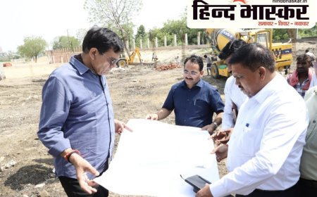 लखनऊ में विकास कार्यों का मंत्री शर्मा ने किया निरीक्षण, समयबद्ध काम पूरा करने के दिए निर्देश