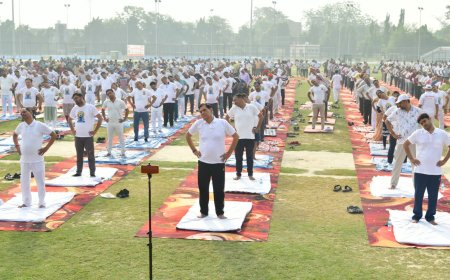 योग भारत की विश्व को दी गई अमूल्य धरोहर, इसे जीवन का अभिन्न अंग बनाएं :  ए.के. शर्मा