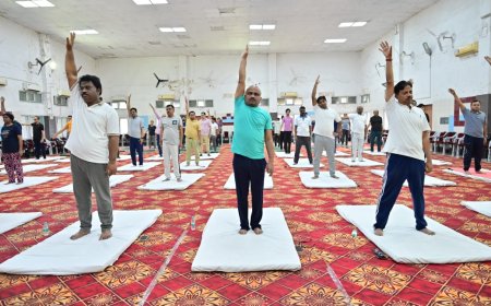 एनटीपीसी सिंगरौली में मनाया गया 12वां “अंतरराष्ट्रीय योग दिवस"
