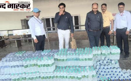 ट्रेन की पैंट्री कार से 680 बोतल अधोमानक पानी जब्त,अनधिकृत विक्रेता पर सख्त कार्रवाई
