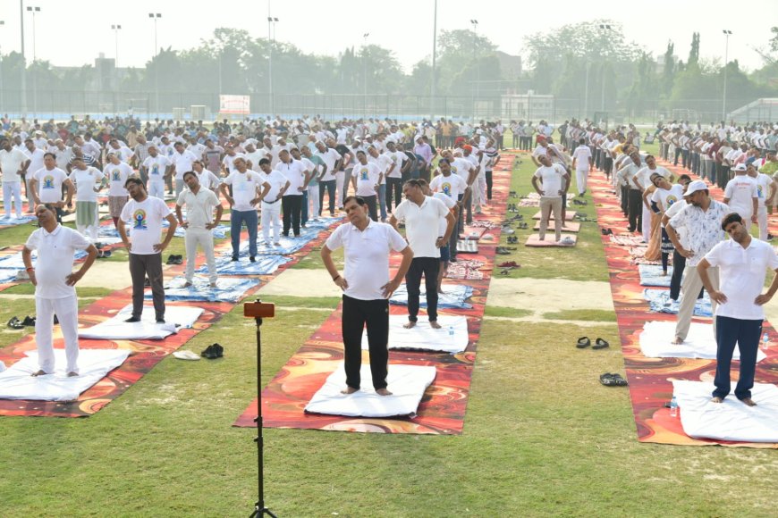 योग भारत की विश्व को दी गई अमूल्य धरोहर, इसे जीवन का अभिन्न अंग बनाएं :  ए.के. शर्मा