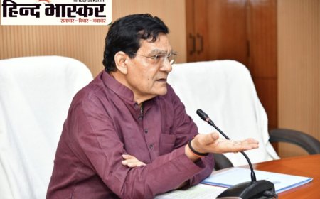 मंत्री ए.के. शर्मा ने दी सख्त हिदायत: बरसात में जलभराव और गंदगी बर्दाश्त नहीं