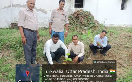 'माँ के नाम एक वृक्ष' अभियान के तहत एनएसएस ने किया वृहद वृक्षारोपण