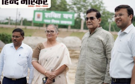मंत्री ए.के. शर्मा ने लखनऊ में नाला निर्माण का किया निरीक्षण, समय से गुणवत्ता के साथ काम पूरा करने के दिए निर्देश