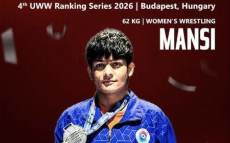 पूर्वोत्तर रेलवे की मानसी ने हंगरी में जीता रजत, विश्व रैंकिंग कुश्ती में लखनऊ मंडल का नाम किया रोशन