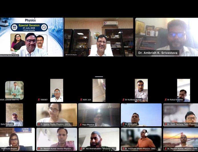 प्रयोग, विश्लेषण और नवाचार से ही सशक्त होगा वैज्ञानिक अनुसंधान : प्रो. सच्चिदानंद शुक्ल