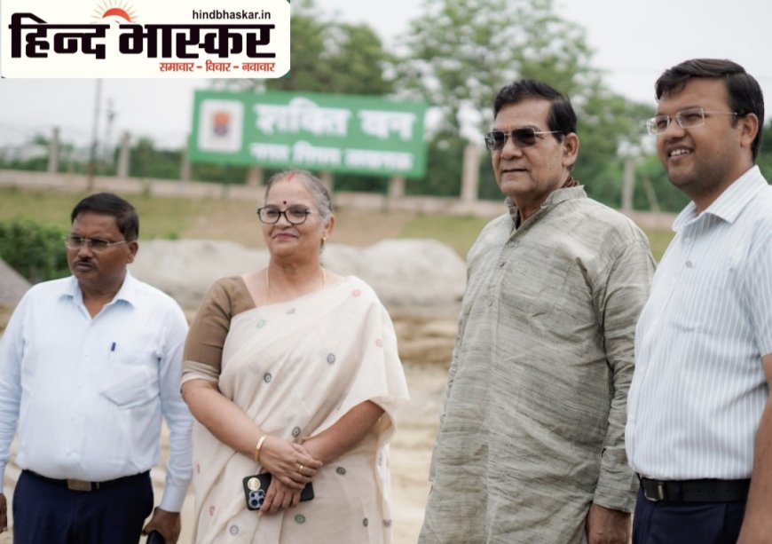 मंत्री ए.के. शर्मा ने लखनऊ में नाला निर्माण का किया निरीक्षण, समय से गुणवत्ता के साथ काम पूरा करने के दिए निर्देश