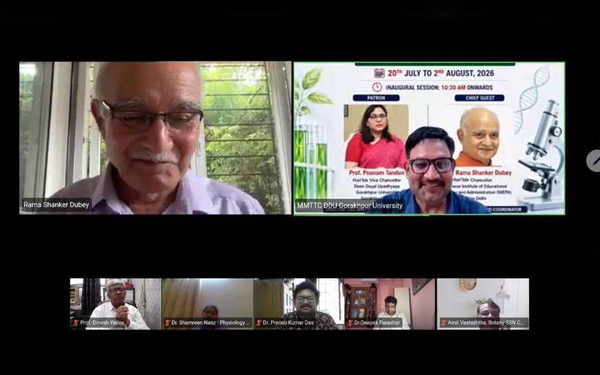 सतत विकास की चुनौतियों का सबसे प्रभावी समाधान है जैव प्रौद्योगिकी : प्रो. रमा शंकर दुबे