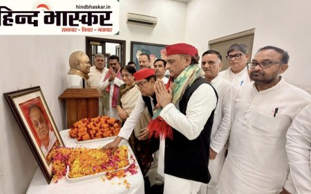 जनेश्वर मिश्र की जयंती पर अखिलेश ने अर्पित की श्रद्धांजलि, प्रदेशभर में मनाया गया जयंती समारोह