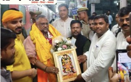भाजपा के नवनियुक्त राष्ट्रीय मंत्री डॉ. प्रदीप वर्मा का अयोध्या में भव्य स्वागत, रामलला के किए दर्शन, कल्याण सिंह को किया याद