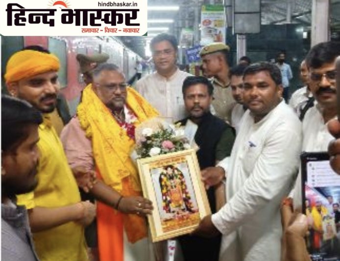 भाजपा के नवनियुक्त राष्ट्रीय मंत्री डॉ. प्रदीप वर्मा का अयोध्या में भव्य स्वागत, रामलला के किए दर्शन, कल्याण सिंह को किया याद