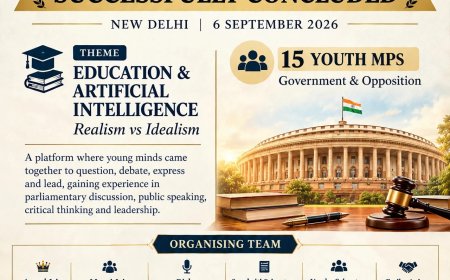 शिक्षा में AI - वरदान या चुनौती? Youth Parliament में युवाओं ने किया फैसला