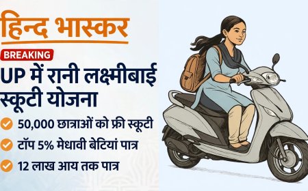 रानी लक्ष्मीबाई स्कूटी योजना जल्द, 50 हजार मेधावी बेटियों को मिलेगी फ्री पेट्रोल स्कूटी