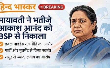 लखनऊ: BSP सुप्रीमो मायावती ने भतीजे आकाश आनंद को पार्टी से निकाला