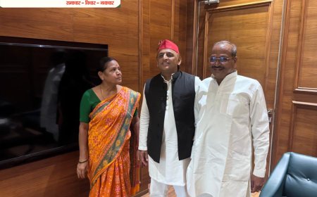 दिल्ली में अखिलेश यादव से मिले पूर्व मंत्री सुशील टिबड़ेवाल, 2027 चुनाव को लेकर बनी रणनीति - महराजगंज की 5 सीटों पर जीत का टारगेट