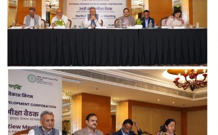 चंडीगढ़ में NCDC की उत्तर क्षेत्र समीक्षा बैठक: सहकारी मॉडल को जमीनी स्तर पर मजबूत करने पर जोर, वेरका प्लांट का किया दौरा