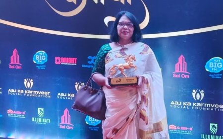 मुंबई में गोरखपुर की बेटी का सम्मान: सामाजिक सेवा के लिए पुष्पलता सिंह अम्मा को मिला कर्मवीर अवार्ड