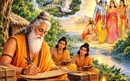 महर्षि वाल्मीकि के अंतर्मन में जागी करुणा की दिव्य चेतना