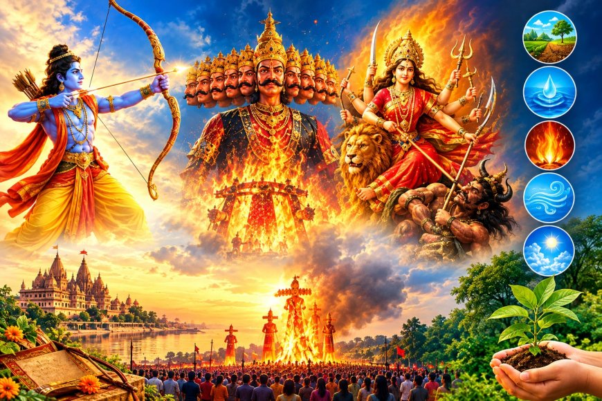 पंच तत्वों पर विजय का पर्व है विजय दशमी
