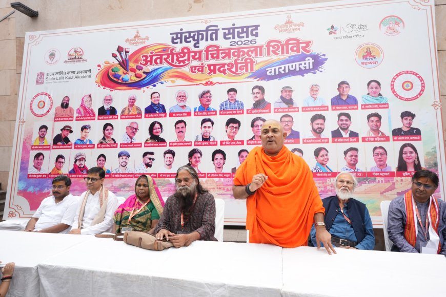 श्री काशी विश्वनाथ धाम में जुटे देश-विदेश के 50 चित्रकार